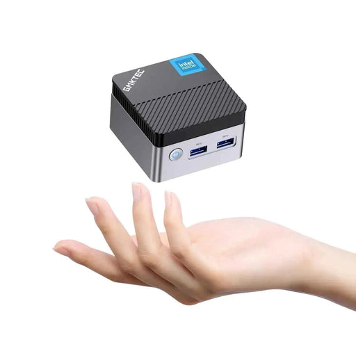 GMKtec Mini PC Windows 11 Pro Intel 11th Gen N5105 10nm 8GB RAM 128GB SSD M.2 2242 Micro Desktop Computer with Dual HDMI 4K Dual DDR4 Dual WiFi Giga BT4.2& Cooling Fans - Gadgetmanic