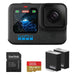 GoPro HERO12 Black 4K Camera with Hypersmooth Stabilization and Waterproof Ultra-Rugged Design Bundle with Extra Enduro Rechargeable Li-Ion Battery and SanDisk 128GB Extreme Memory Card - Gadgetmanic