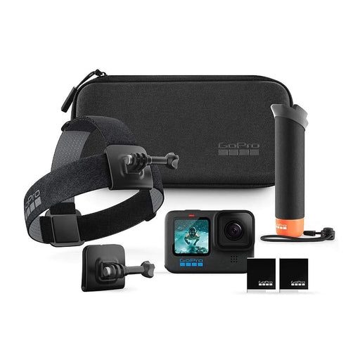 GoPro HERO12 Black + Accessories Bundle Includes Handler + Head Strap 2.0 + Enduro Battery + Carrying Case - Gadgetmanic