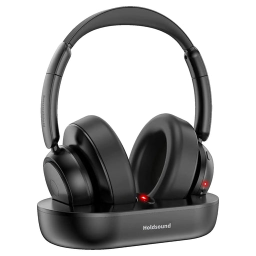 Holdsound Wireless Headphones for TV - TV Headphones Wireless for Seniors TV Headphones Wireless with Transmitter(Optical AUX and RCA Output) Easy Setup 45 Hours 30-Meter Wireless Range - Gadgetmanic