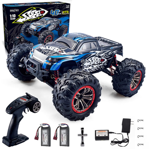 HScopter RC Cars 4WD Hobby Grade Off Road Remote Control Car 30+MPH Waterproof Monster Truck 1:10 All Terrain Electric Toy Vehicle Gift for Kid Adult - Gadgetmanic