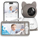 ieGeek Baby Monitor with 2K Camera and Audio - Video Monitor with 5" Screen - Night Vision Two-Way Talk Cry & Motion Detection Temper& Humidity Sensor PTZ Remote Control via Screen and Free APP - Gadgetmanic