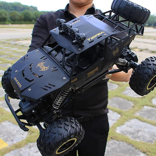 Jiakora RC Cars Remote Control Car 1:12 Off Road Truck Metal Shell LED Headlights Offroad Monster RC Truck 4x4 All Terrain Hobby RC Cars Toys for Boys Kids Adults Gifts 8-12 - Gadgetmanic