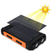 Jumbo Capacity 20,000 mAh Waterproof Solar Power Bank - Gadgetmanic