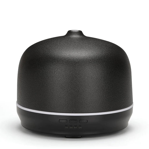 Kakoda Ceramic Essential Oil Diffusers for Home Large Room Aromatherapy Scent Air Diffuser Ultrasonic Aroma Defusers 500ml with Timed—Black- C - Gadgetmanic