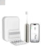 Laifen Wave Electric Toothbrush Oscillation & Vibration Sonic Electric Toothbrush for Adults with 6 Brush Heads IP68 Waterproof Magnetic Rechargeable Travel Powered Toothbrush (Titanium) - Gadgetmanic