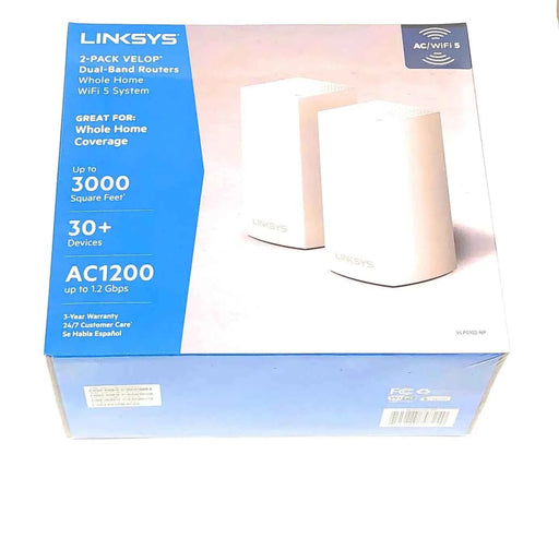 Linksys Velop Mesh Home WiFi System 3000 Sq. ft 20+ Devices 1.3Gbps - VLP0102-NP - Gadgetmanic