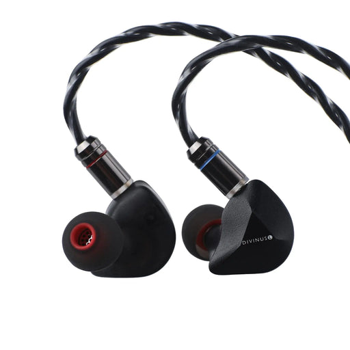Linsoul TANGZU FUDU Verse 1 HiFi 1DD+2BA Driver Earphone IEM in Ear Monitor with Ergonomic Shape and Detachable Oxygen-Free Silver-Plated Copper 2Pin Cable for Audiophile Musician (3.5mm) - Gadgetmanic