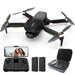 LYOOGO Drone with Camera for Beginners and Adults 1080P Foldable FPV Mini Drones with 2 BatteriesOne Key Take Off/Land3D FlipTrajectory Flight3 SpeedsHeadless ModeGravity ControlUp to 50 Minutes of Fun - Gadgetmanic