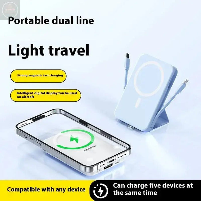 Magnetic Wireless Power Bank - Gadgetmanic