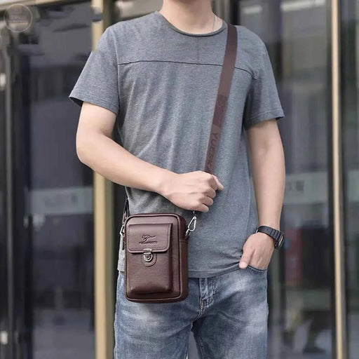 Men's Casual Messenger Bag for Mobile Phones - Gadgetmanic