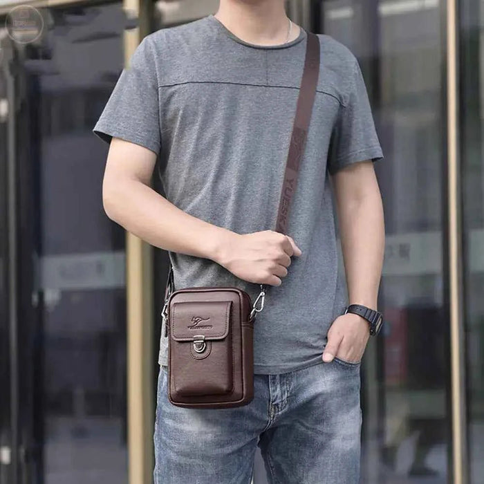 Men's Casual Messenger Bag for Mobile Phones - Gadgetmanic
