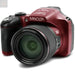 Minolta Pro Shot 20 Mega Pixel HD Digital Camera with 67x Optical Zoom Full 1080p HD Video & 16GB SD Card (Red) - Gadgetmanic