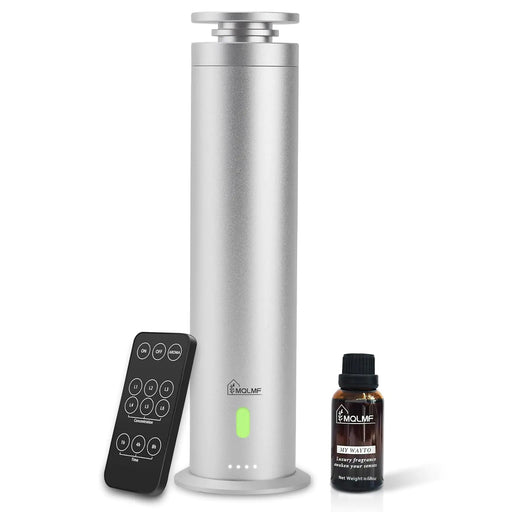 MQLMF Hotel Collection Diffuser MachineRechargeable Water-Dilution，Aluminum1000 Sq FtHome Diffusers for Large HomeScent Air Machine for HomeWhole House Diffuser - Silver - Gadgetmanic