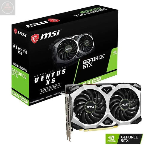MSI Gaming GeForce GTX 1660 Super 192-bit HDMI/DP 6GB GDRR6 HDCP Support DirectX 12 Dual Fan VR Ready OC Graphics Card (GTX 1660 Super VENTUS XS OC) (Renewed) - Gadgetmanic