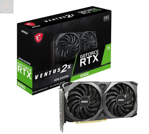 MSI Gaming GeForce RTX 3060 8GB GDRR6 128-Bit HDMI/DP PCIe 4 Torx Twin Fan Ampere OC Graphics Card (RTX 3060 Ventus 2X 8G OC) (Renewed) - Gadgetmanic