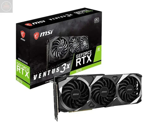 MSI Gaming GeForce RTX 3070 8GB GDRR6 256-Bit HDMI/DP TORX Fan 3.0 Ampere Architecture OC Graphics Card (RTX 3070 Ventus 3X OC) (Renewed) - Gadgetmanic