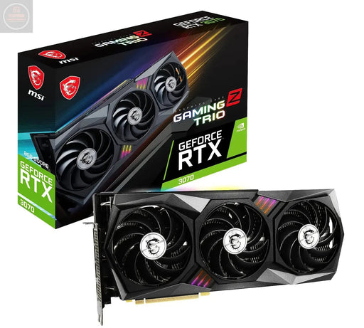 MSI Gaming GeForce RTX 3070 Gaming Z Trio 8G LHR 8GB GDRR6 Nvlink Torx Fan 4 RGB High-Performance NVIDIA GPU Video card Ampere Architecture Computer Graphics Cards Ideal for PC Gaming (Renewed) - Gadgetmanic