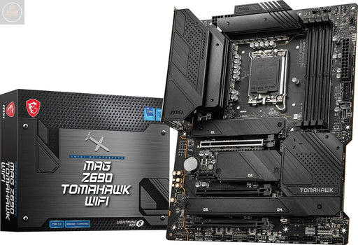 MSI MAG Z690 Tomahawk WiFi Gaming Computer Motherboard (ATX 12th Gen Intel Core LGA 1700 Socket DDR5 PCIe 5 2.5G LAN M.2 Slots Wi-Fi 6E) Intel PC Motherboards (Renewed) - Gadgetmanic