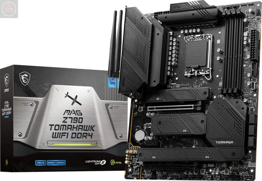 MSI MAG Z790 Tomahawk WiFi DDR4 Computer Gaming Motherboard (Supports 12th/13th Gen Intel Processors LGA 1700 DDR4 PCIe 5.0 M.2 LAN USB 3.2 Wi-Fi 6E ATX) Intel PC Motherboards (Renewed) - Gadgetmanic