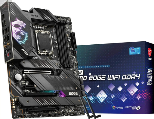MSI MPG Z690 Edge WiFi DDR4 Gaming PC Motherboard (ATX 12th Gen Intel Core LGA 1700 Socket DDR4 PCIe 4 CFX M.2 Slots Wi-Fi 6E) Intel Computer Motherboards (Renewed) - Gadgetmanic