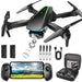 Oddire Mini Drone with Camera - 1080P HD Foldable Drone with Stable Hover Gravity Control Auto-Follow Trajectory Flight 90° Adjustable Lens One Key Take Off/Land 3D Flip Drones for Adults Kids - Gadgetmanic