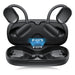 Open Ear Headphones Open Ear Earbuds IPX7 Waterproof Bluetooth 5.3 True Wireless Sports Over Ear Earbuds with Earhooks Built-in Mic Crystal-Clear Calls for Running Workout Cycling Driving - Gadgetmanic