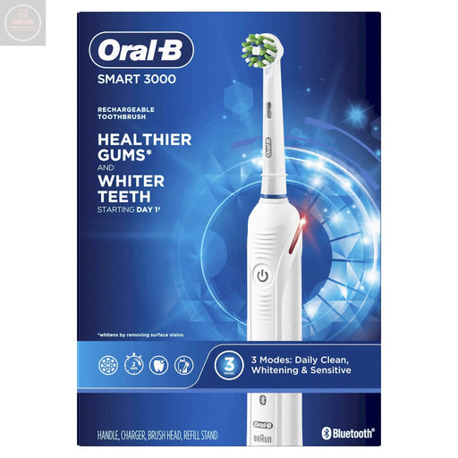 Oral-B Pro 3000 3D White Electric Toothbrush - Gadgetmanic
