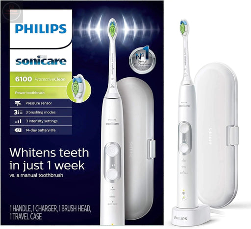 Philips Sonicare HX8911/02 HealthyWhite+ Rechargeable Electric Toothbrush White - Gadgetmanic