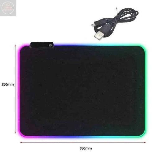 RGB Backlit Gaming Mouse Pad - Gadgetmanic