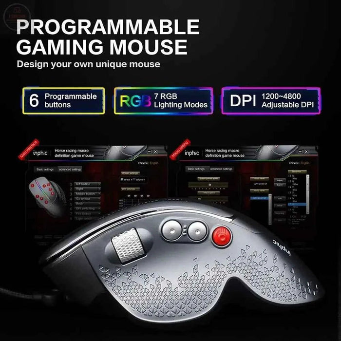 RGB Optical Professional Gaming Mouse - Gadgetmanic
