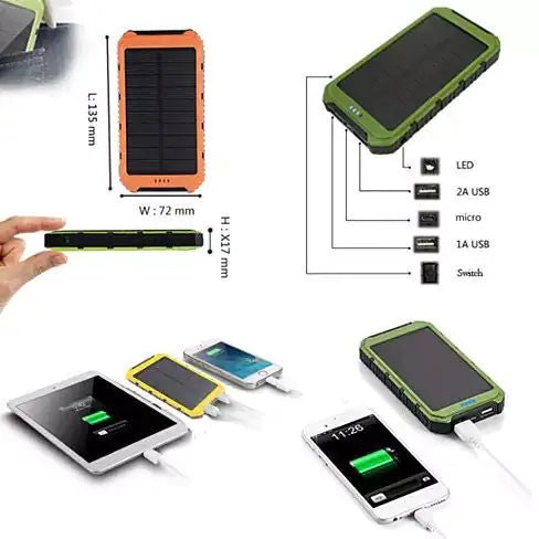 Roaming Solar Power Bank Phone or Tablet Charger - Gadgetmanic