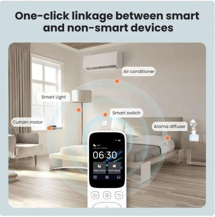 Smart Home Remote Control with Charging Dock - Gadgetmanic