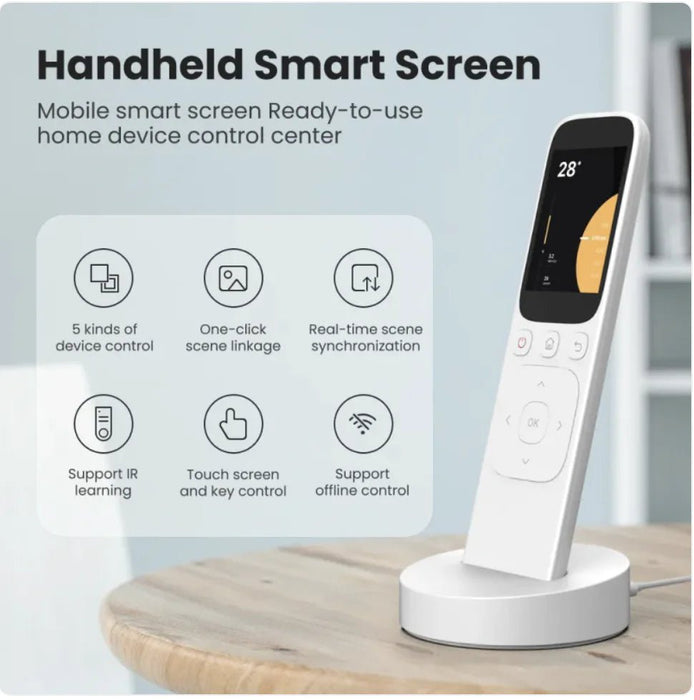 Smart Home Remote Control with Charging Dock - Gadgetmanic