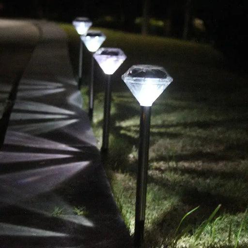 Solar Diamond RGB Outdoor Waterproof Lawn Light - Gadgetmanic