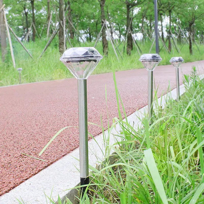 Solar Diamond RGB Outdoor Waterproof Lawn Light - Gadgetmanic