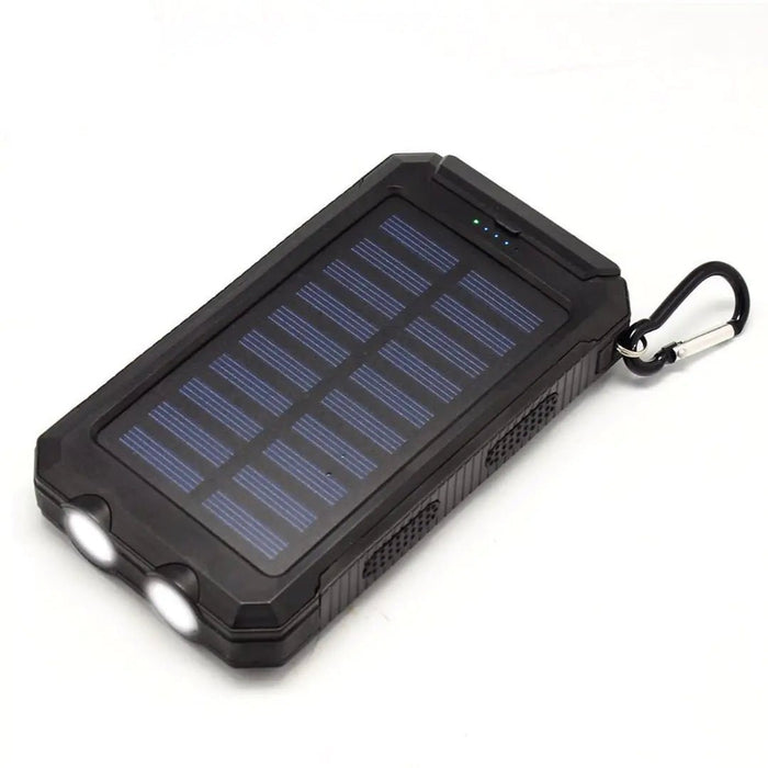 Solar Power Bank - Slim, Outdoor, Waterproof Design - Gadgetmanic