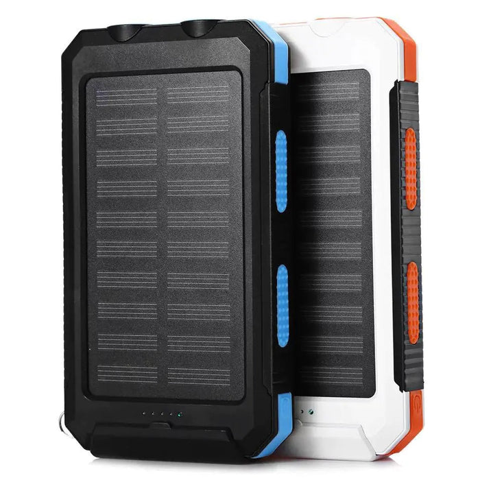 Solar Power Bank - Slim, Outdoor, Waterproof Design - Gadgetmanic
