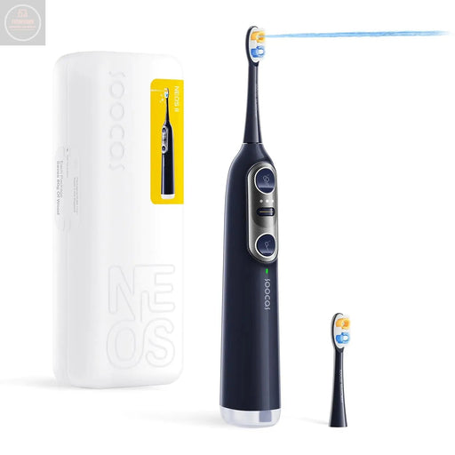 Soocas NEOS II - Sonic Electric Toothbrush and Water Flosser Cordless Oral Irrigator Electric Toothbrush for Adults Portable Water Flosser Superior Plaque Removal Dark Violet - Gadgetmanic