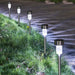 Stainless Steel Solar Lawn Lamp for Outdoor Spaces - Gadgetmanic