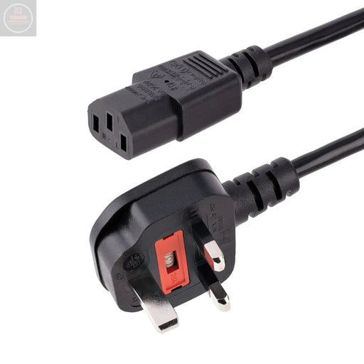 StarTech.com 6ft (1.8m) UK Computer Power Cable 18AWG BS 1363 to C13 10A 250V Black Replacement AC Power Cord Kettle Lead / UK Power Cord PC Power Supply Cable TV/Monitor Power Cable (PXT101UK) - Gadgetmanic