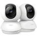 TP-Link Tapo 2K Pan/Tilt Security Camera for Baby Monitor Dog Camera w/Motion Detection 2-Way Audio Siren Night Vision Cloud & SD Card Storage Works with Alexa & Google Home 2-Pack (C210P2) - Gadgetmanic