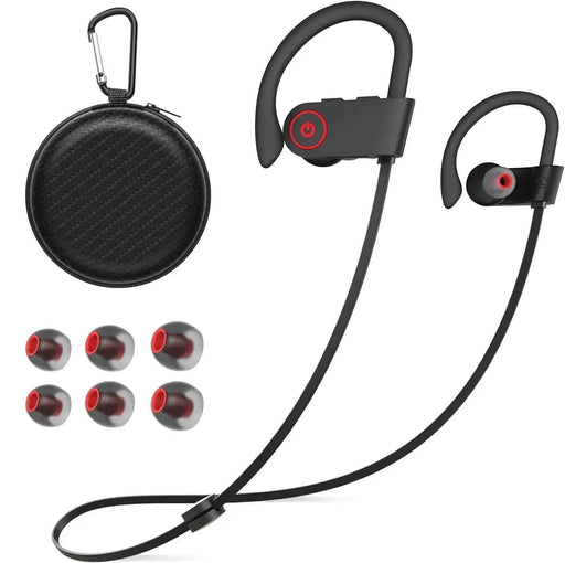 JOYWISE Bluetooth Wireless Headphones 16H Playtime Earbuds with Mic Stereo in-Ear Earphones IPX7 Waterproof Sports Sound Isolation Headsets for Running Gym Workout - Gadgetmanic