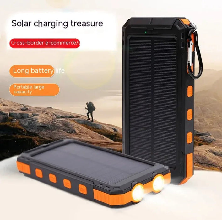 Waterproof Solar Power Bank - Gadgetmanic