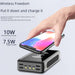 Wireless Solar Power Bank 30000mAh Outdoor Emergency - Gadgetmanic