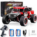 Yidedraw 1:14 RC Cars Fast 50 KMH Remote Control Car 4X4 RC Truck for Kids Adults Boys 2.4 GHz All Terrains RC Dune Buggy Off-Road RC Monster Truck Short Course Car with 2 Batteries (Red) - Gadgetmanic