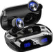 YIPUT Wireless Earbuds Bluetooth 5.3 Headphones 200 Hours Playtime with 2000mAh charg Casein Ear Headest IP7Waterproof Noise Cancelling Built-in MicPremiu Bass LCD Displayfor Sports/Working/Study - Gadgetmanic