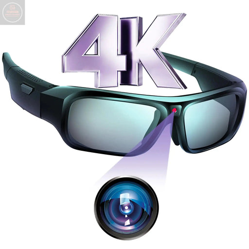 YYCAMUS 4K Camera Glasses Upgrade Smart Sunglasses with Camera Video Glasses with UV Protection for Outdoor Activities & Travel Sports & Action Video Cameras - Gadgetmanic