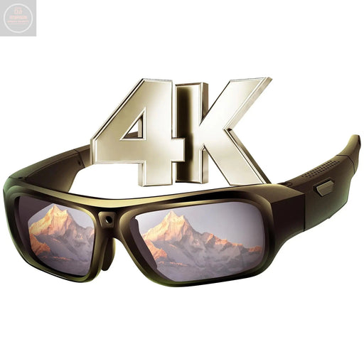 YYCAMUS Upgrade Camera Glasses 4K Smart Sunglasses with Camera Outdoor Smart Glasses with Camera Camera Sunglasses with UV Protection Sports & Action Video Cameras - Gadgetmanic